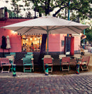 Ombrellone da Giardino 4x4 m Palo Ø65 mm in Alluminio Kraus Dieci Bianco