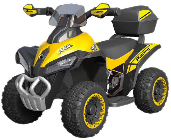 acquista Mini Quad Elettrico per Bambini 6V Kidfun Invictus Giallo