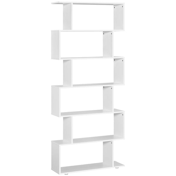sconto Libreria di Design Mobili Ufficio Scaffale in Legno 80x24x191 cm Bianco