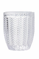 Set 6 Bicchieri Acqua in Vetro 300 ml Villa d'Este Home Tivoli Geometrie