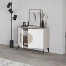 Madia 2 Ante 110x35,6x82 cm in MDF Gora Light Mocha