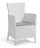 Poltrona da Giardino 62x60x89 cm in Resina Keter Iowa Dining Chari Bianca