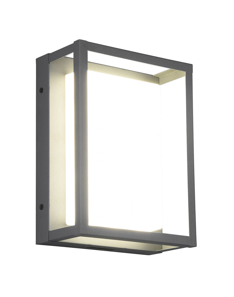 Applique da Esterno a LED SMD in Metallo Antracite