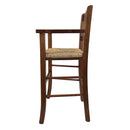 Seggiolone Sgabello per Bambini 36x36x85 cm in Legno Noce