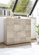 Credenza 2 Ante 120x42x110 cm in Legno TFT Blossom Rovere Samoa