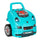 Officina Camion Giocattolo per Bambini 40x39x47 cm con 61 Accessori Nero e Azzurro