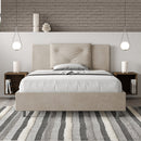 Letto Matrimoniale Appia Sabbia Varie Misure