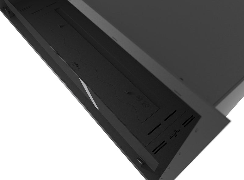 Camino a Bioetanolo da Incasso 104,4x59,4x30 cm Inside 1000 Slim Nero con Vetro