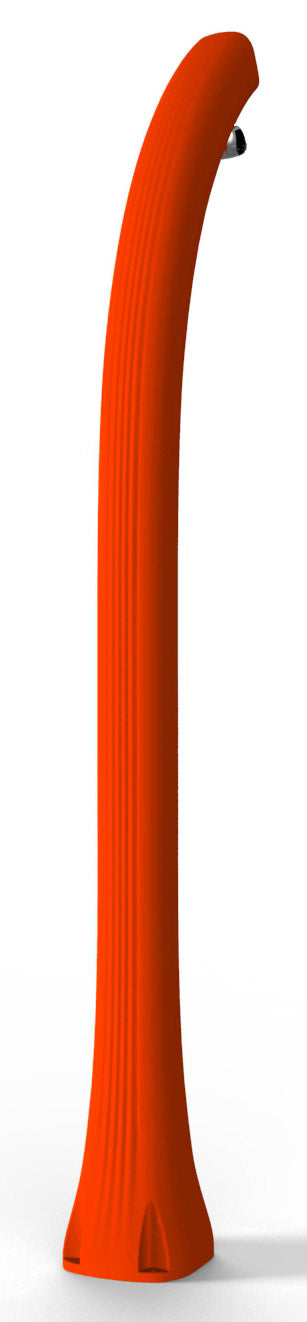 Doccia Solare da Giardino 28L Miscelatore e Lavapiedi Arkema Happy Five Arancio