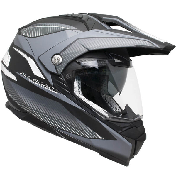 acquista Casco Integrale per Moto Cross con Frontino CGM Forward 606G Titanium Opaco Varie Misure