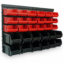 Pannello da parete con 30 Box Portautensili Contenitori attrezzi officina garage