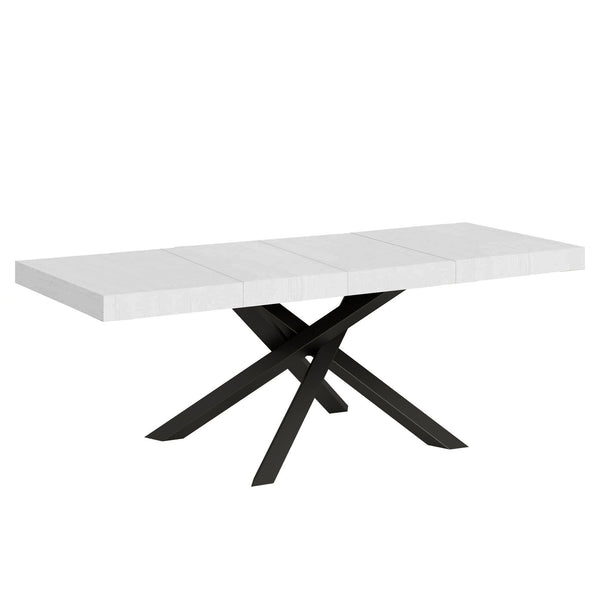 Tavolo Allungabile 160/264x90x77 cm Volantis Premium Bianco Frassino prezzo