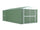 Casetta Box da Giardino in Lamiera di Acciaio Porta Utensili 327x611x235 cm Enaudi Verde