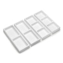 Set Organizer per Cassetti da Bagno Laterali in Plastica Emuca Tidy Grigio Antracite