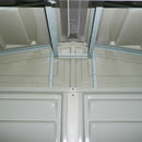 Casetta da Giardino Porta Attrezzi 320x81x233 cm in PVC Avorio