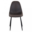Sedia Avril 43x54x84 h cm in Plastica Marrone