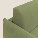 Divano Letto 3 Posti 195x95x96 cm in Tessuto Verde
