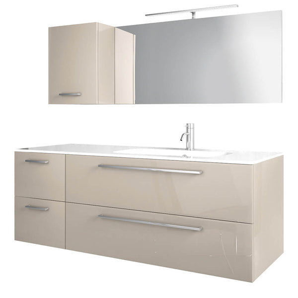 Mobile da Bagno sospeso Samoa 01C Laccato Tortora TFT sconto