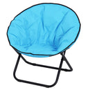 Sedia da Campeggio Pieghevole Imbottita 80x80x75 cm  Blu