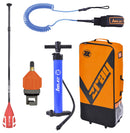 SUP Tavola Stand Up Paddle Gonfiabile 315x84x15 cm Kayak ZRAY Fury Arancione