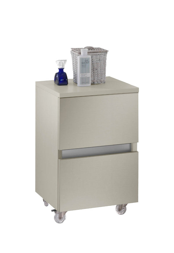 Mobile Cassettiera 2 Cassetti Soft Close in Legno in Melaminico 35x38x57cm TFT Bali Corda online