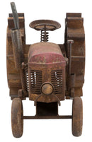 Orologio Trattore 43x20x23 cm in Ferro e MDF