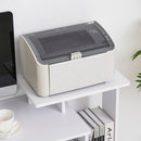 Scrivania Moderna con Mensola per Tastiera e Cassetto in Tessuto 100x40x86,6 cm  Bianco e Nero