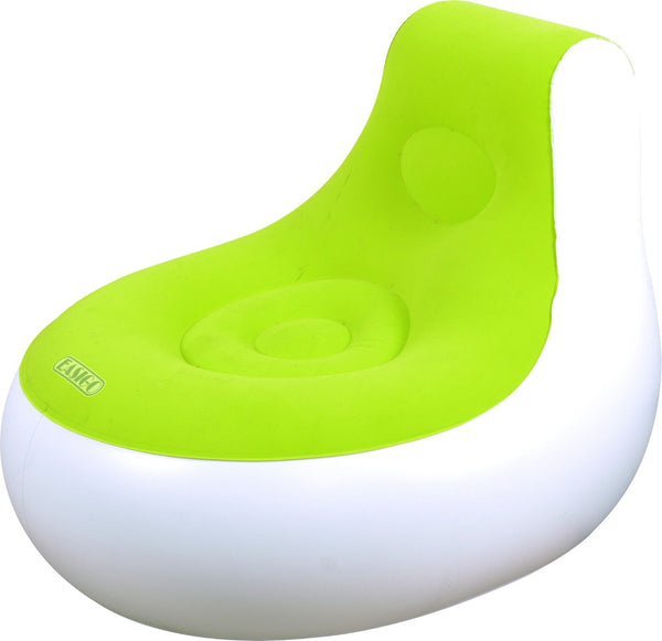 Pouf Poltrona Gonfiabile Floccato 93x86x73cm Jilong Easigo Lounge Side Chair Verde online