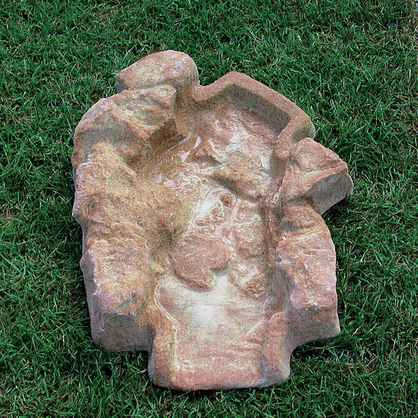 sconto Mini Ruscello con Curva a Sinistra 60x58x12 cm per Cascata da Giardino in Vetroresina