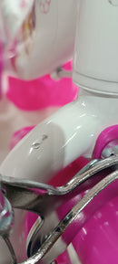 Bicicletta per Bambina 12” 2 Freni Gomme in EVA Masha e Orso Bianca Seconda Scelta