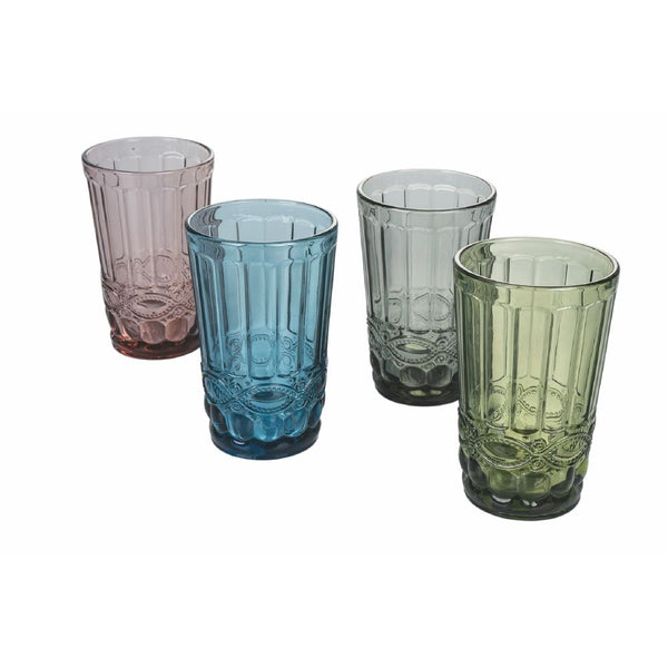 Set 4 Bicchieri Bibita Nobilis in Vetro VdE Tivoli 1996 4 Colori Differenti prezzo