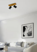 Spot da Interno a Led in Metallo Nero Opaco