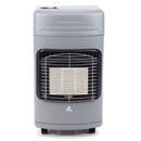 Stufa a Gas Gpl Grigia da Interno Infrarossi Alloggio Bombola 15Kg