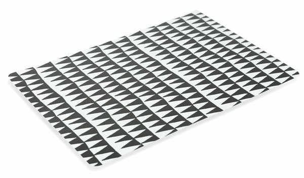 prezzo Set 6 Tovagliette 45x30 cm in Plastica Villa d'Este Home Tivoli Masai Bianche e Nere