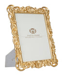 Cornice Flossy 27,8x2,5x33,5 cm in Poliresina e Vetro Oro