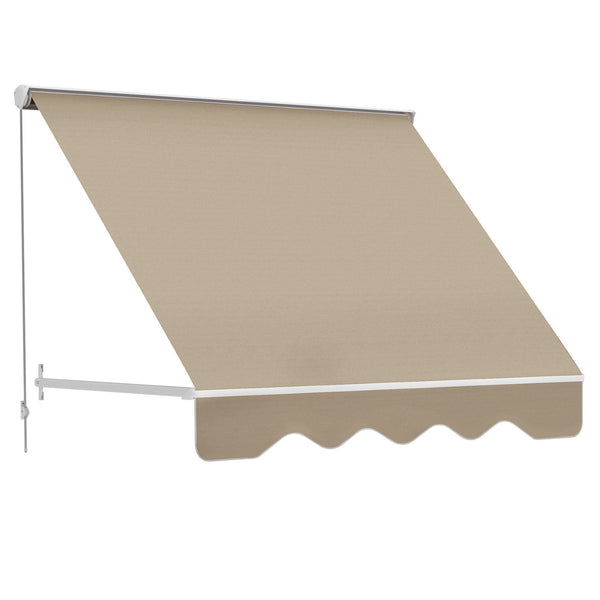 Tenda da Sole Avvolgibile a Parete a Caduta Impermeabile Beige 180x70 cm online