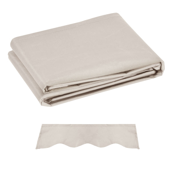 acquista Telo di Ricambio per Tenda Parasole Retrattile 3x2,5 m in Poliestere Anti UV 50+ Crema