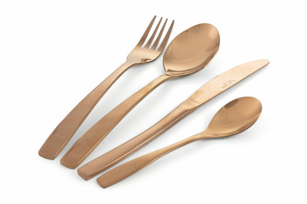 prezzo Servizio Set di Posate 24 Pezzi Rame in Acciaio Villa d'Este Home Tivoli Madison