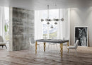 Tavolo Allungabile 130-390x90x77 cm Karamay Cemento