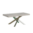 Tavolo Allungabile 140/244x90 cm Volantis Premium Cashmere Gambe Multicolore 4/A      