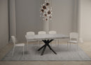 Tavolo Allungabile 90/194x90x77 cm Clerk Premium Cemento