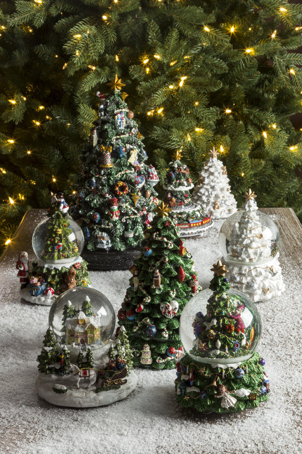 online Abete Carillon con Movimento e Luci H33 cm in Resina