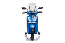 Scooter Elettrico per Bambini Licenza Ufficiale Honda SH125 12V con Ruote EVA e Sedile Pelle Blu