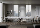 Tavolo Allungabile 160-420x90x77 cm Volantis Bianco Frassino