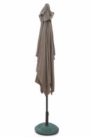 Ombrellone da Giardino Rettangolare 3x2 mt in Alluminio Soriani Cuba Tortora