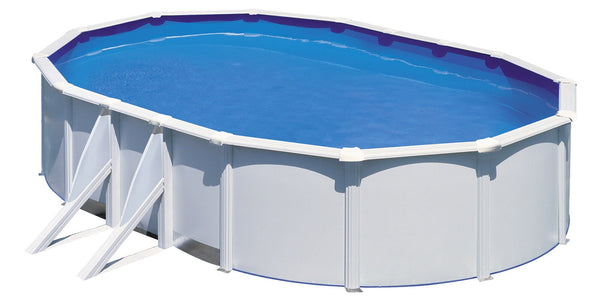 Piscina Ovale Fuori Terra 610x375xh120 cm in Acciaio e PVC Gre Fidji online