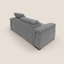 Divano Letto 3 Posti 240x100x95 cm in Tessuto Grigio