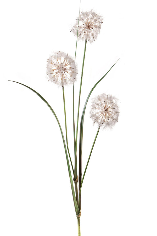 online Set 2 Tarassaco Artificiali Composto da 3 Fiori Altezza 100 cm Bianco