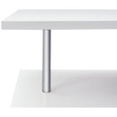 Scrivania Angolare da Ufficio Studio per Computer in Legno bianco 140x120x78,2 cm 