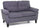 Divano 2 Posti 145x78x95 cm in Tessuto Blu